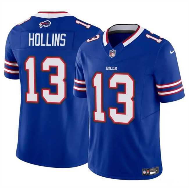 Men & Women & Youth Buffalo Bills #13 Mack Hollins Blue 2024 F.U.S.E. Vapor Untouchable Limited Stitched Jersey